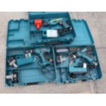 3 MAKITA BATTERY DRILLS + VAT