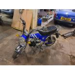 2017 SKYMAX 125CC MOTORBIKE DX67CAU ONLY 24 MILES FROM NEW ELECTRIC START NEW BATTERY WITH V5 NO VAT