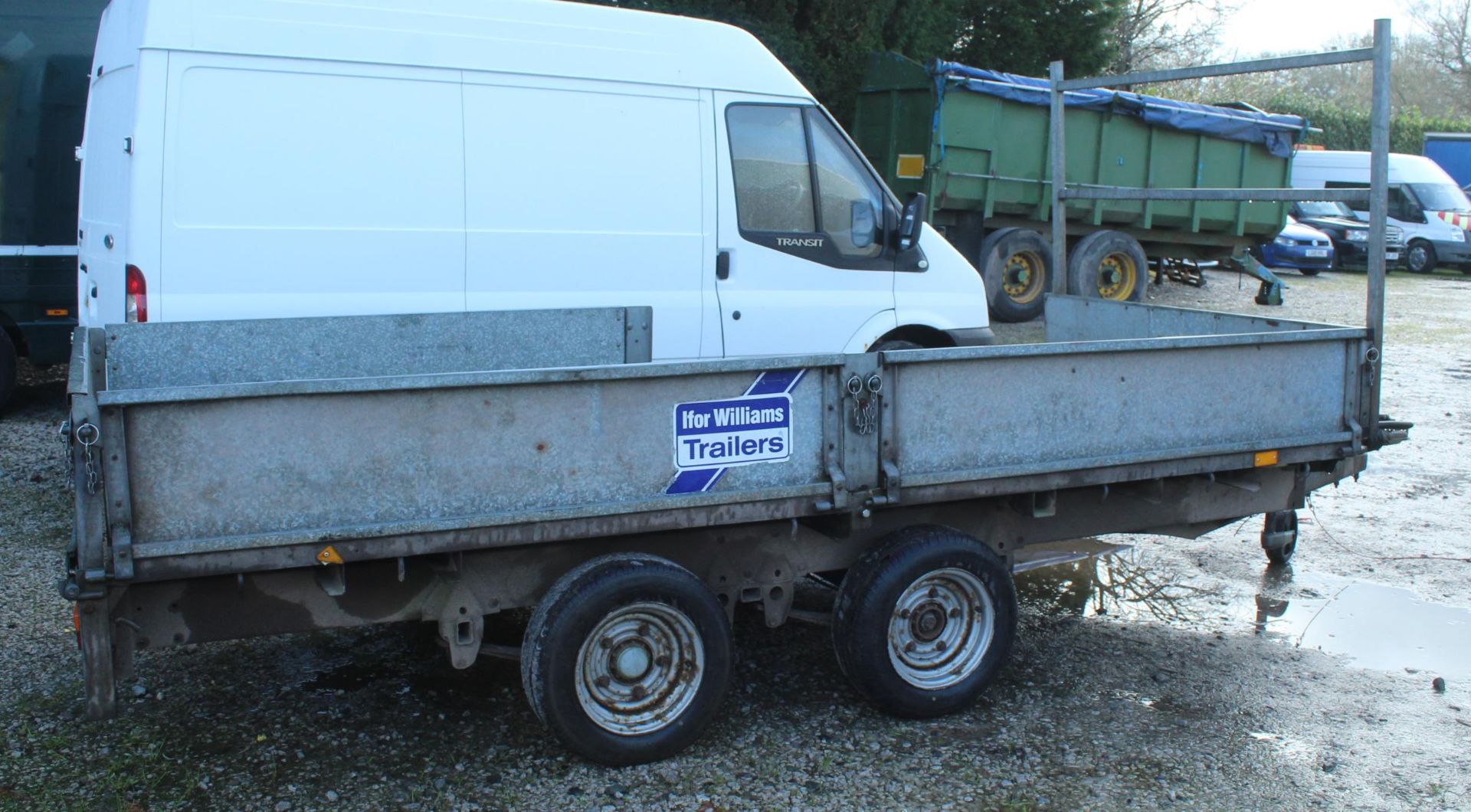 IFOR WILLIAMS LM125G TWIN AXLE DROP SIDE TRAILER + VAT - Image 3 of 5