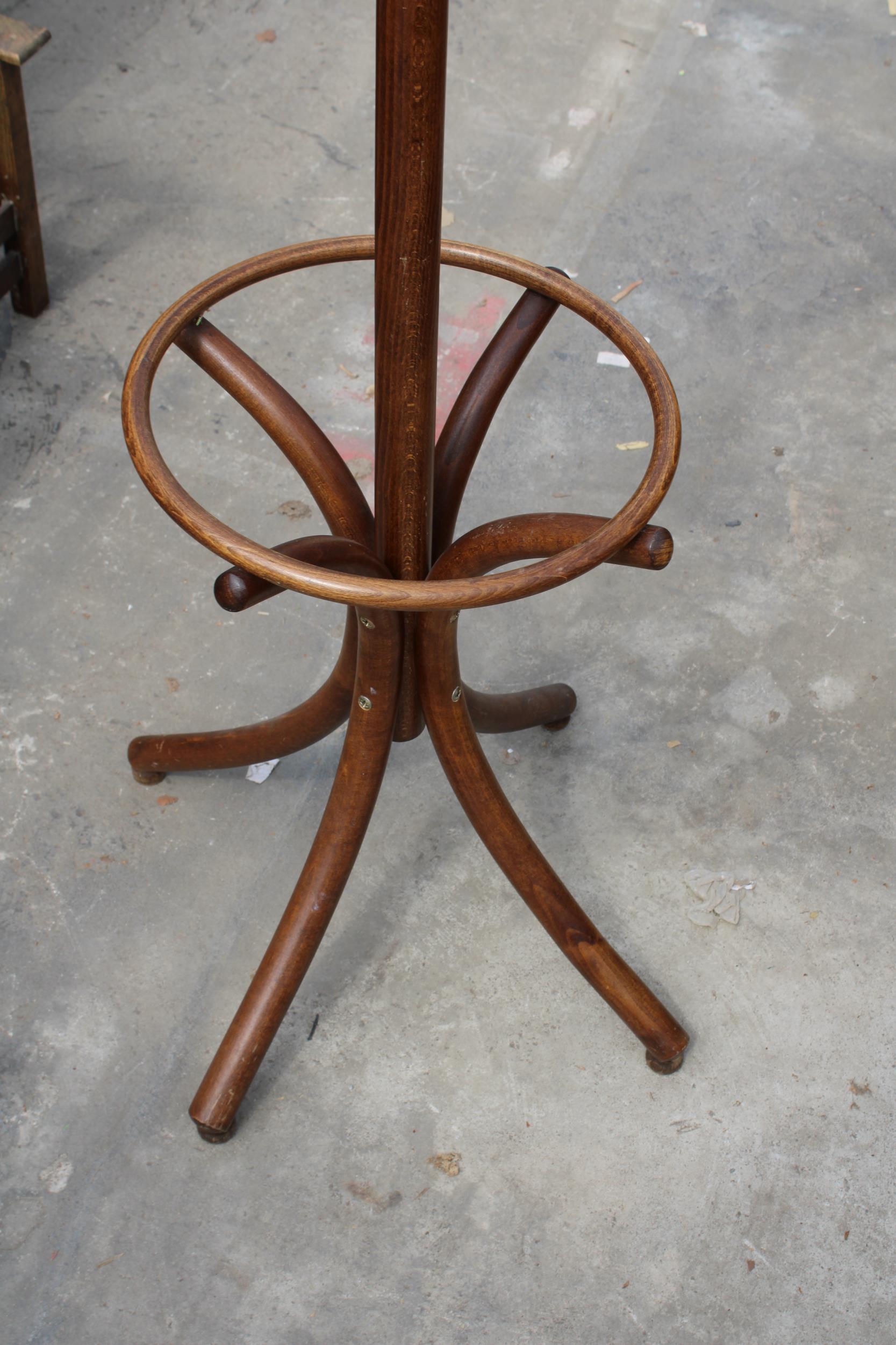 A BENTWOOD HALL COAT/HAT STAND - Image 2 of 3