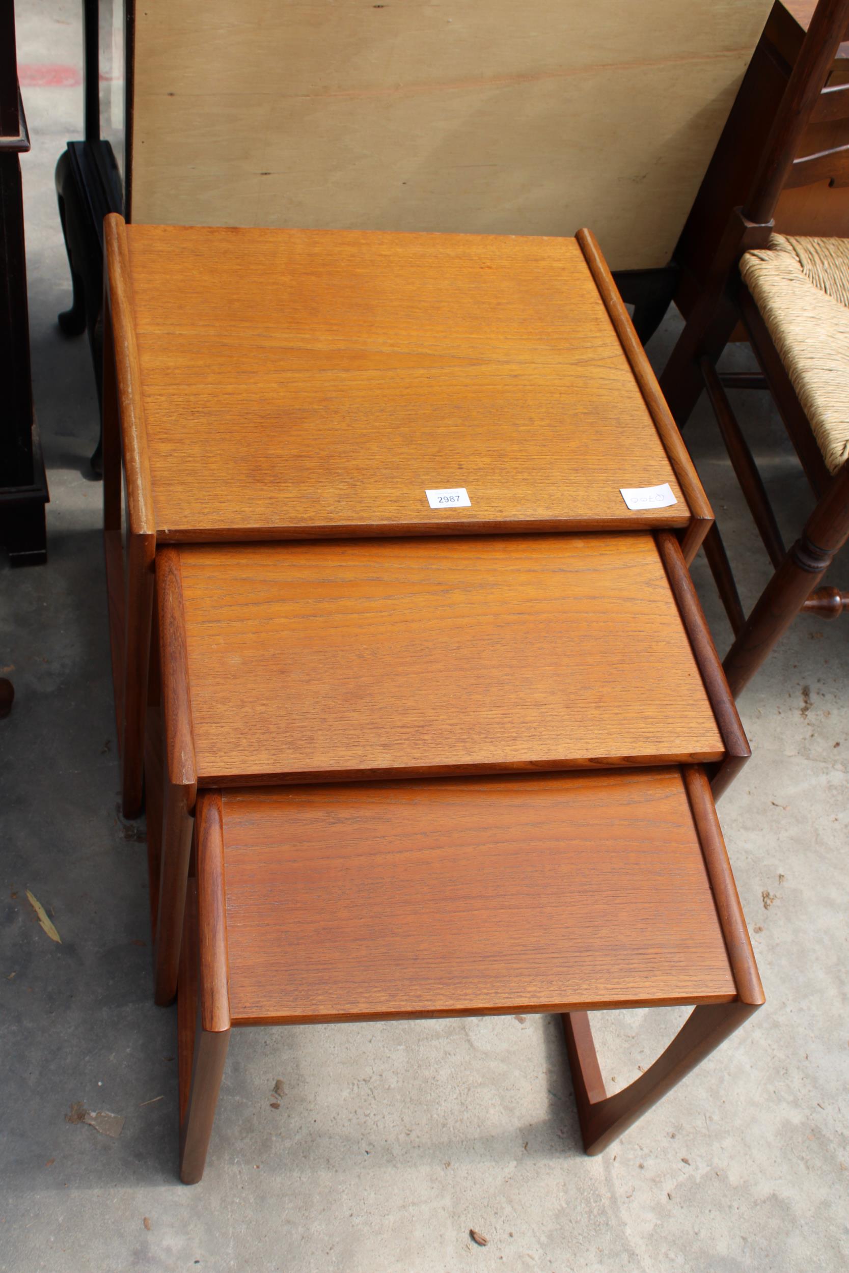 A RETRO NEST OF THREE G.PLAN TABLES - Image 2 of 3