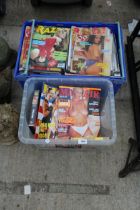 A LARGE QUANTITY OF ADULT MAGAZINES