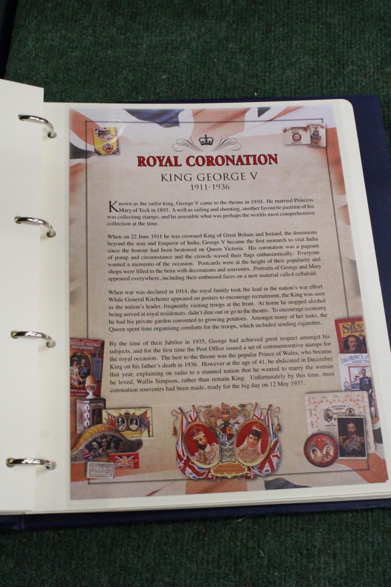 AN ALBUM, THE 'CORONATION COLLECTION', FIRST DAY COVER AND MINT STAMP COLLECTION - Image 6 of 6
