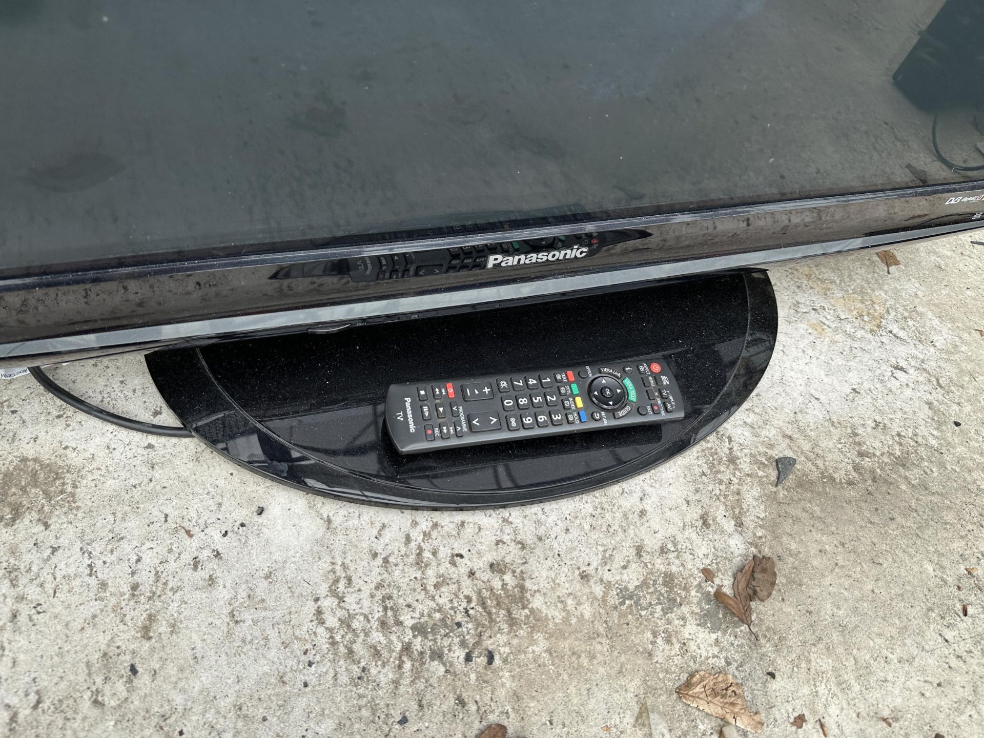 A PANASONIC 37" TELEVISION WITH REMOTE CONTROL - Image 2 of 3