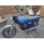 A YAMAHA RD 250 MOTORCYCLE, MILEAGE AT CATALOGING 29152, INVOICES FOR PARTS AND PREVIOUS MOTs - ON A