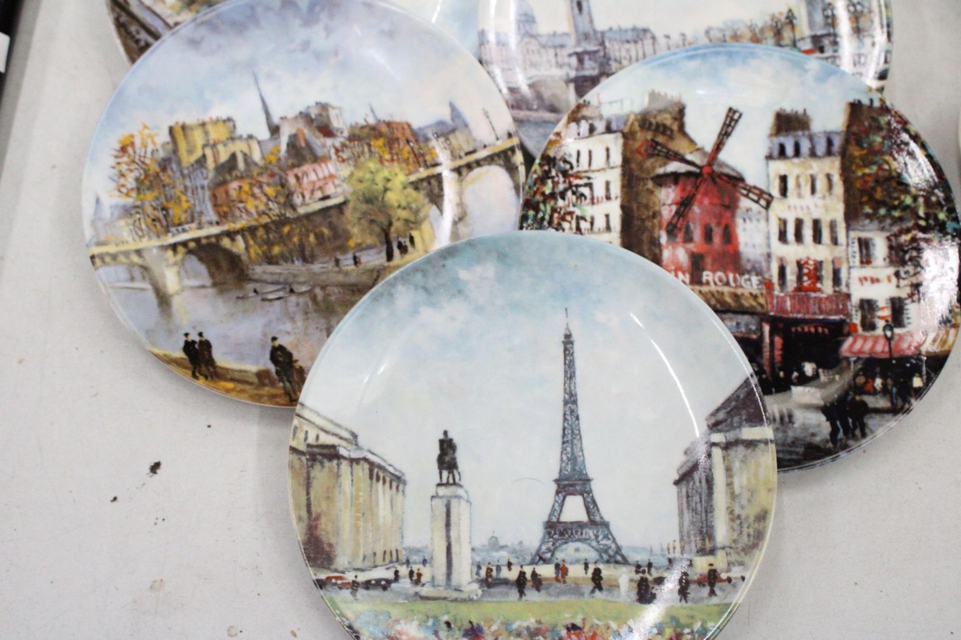 A COLLECTION OF 9 LIMOGES, LIMITED EDITION CABINET PLATES, WITH FRENCH IMAGES - Image 2 of 6