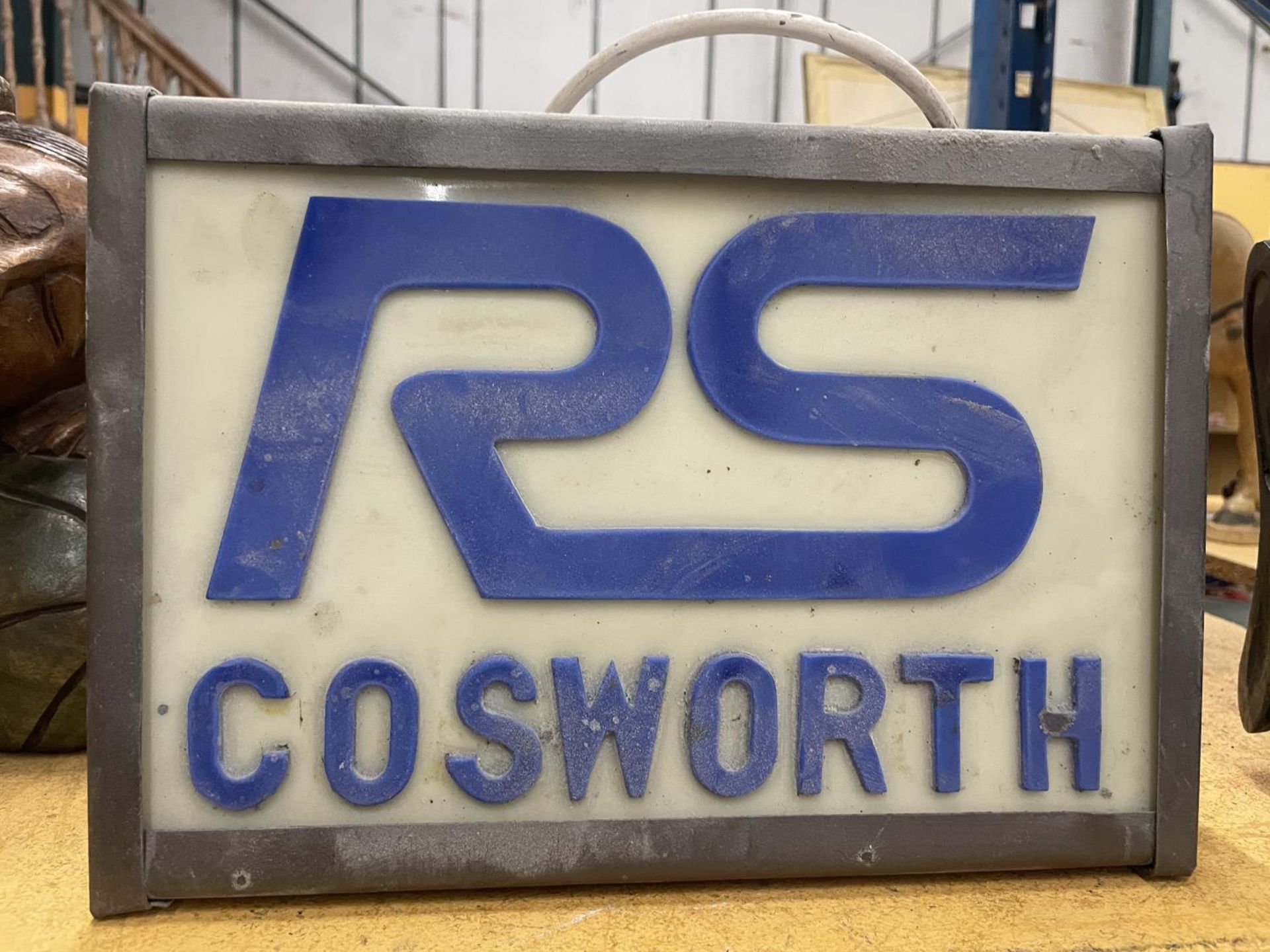 AN RS COSWORTH ILLUMINATED LIGHT BOX SIGN - Image 2 of 4