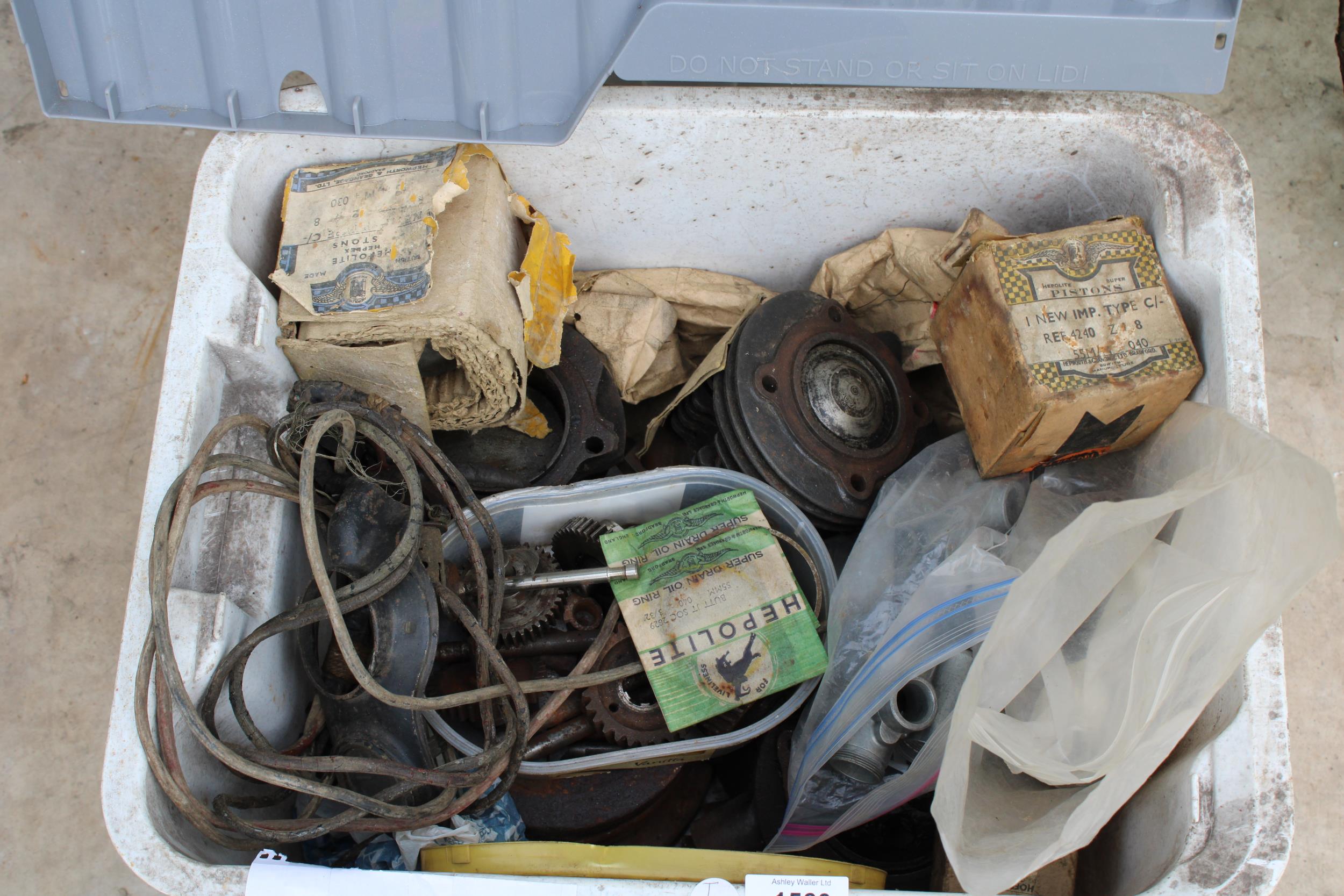 THREE BOXES OF NEW IMPERIAL PRE WAR MOTOR BIKE SPARES - Image 3 of 4