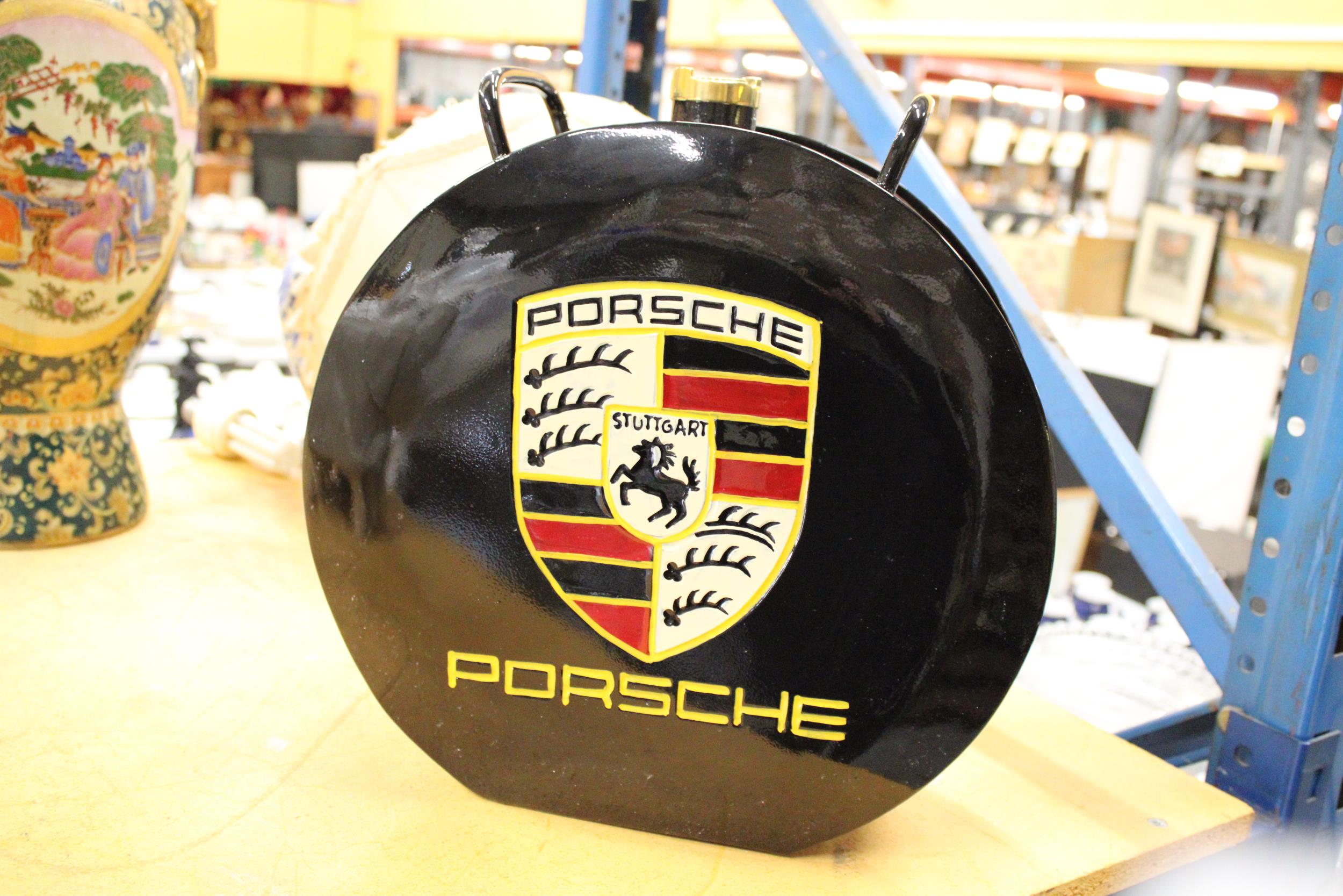 A BLACK PORSCHE PETROL CAN - Image 3 of 3