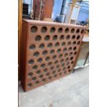 A MODERN 68 BOTTLE WINE RACK