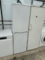 A TALL WHITE HOTPOINT FRIDGE FREEZER BELIEVED IN WORKING ORDER BUT NO WARRANTY