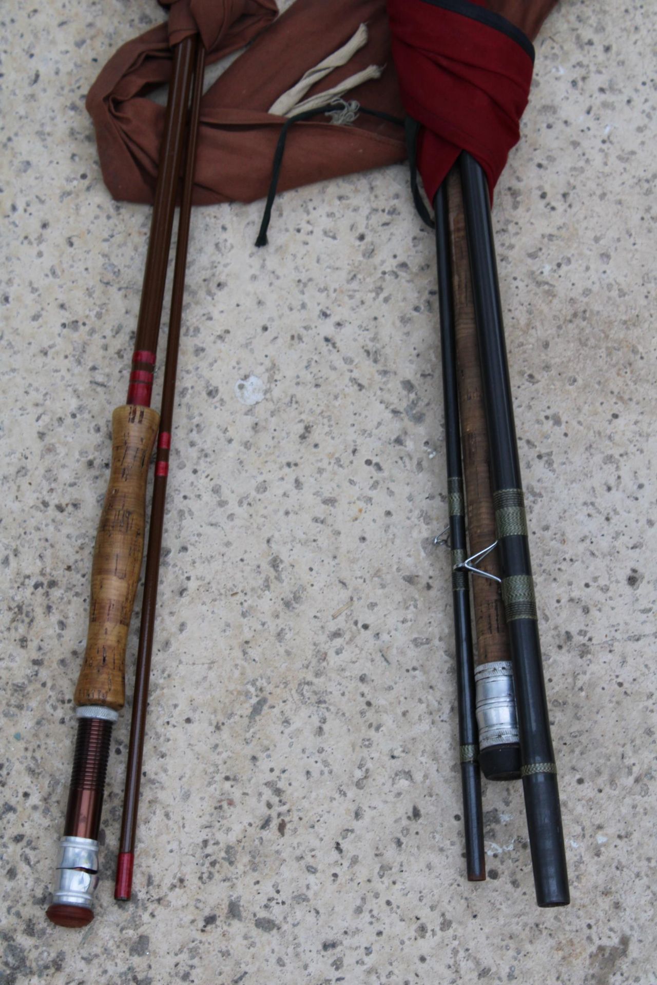 TWO FISHING RODS WITH CARRY BAGS TO INCLUDE AN ABU - Image 2 of 2