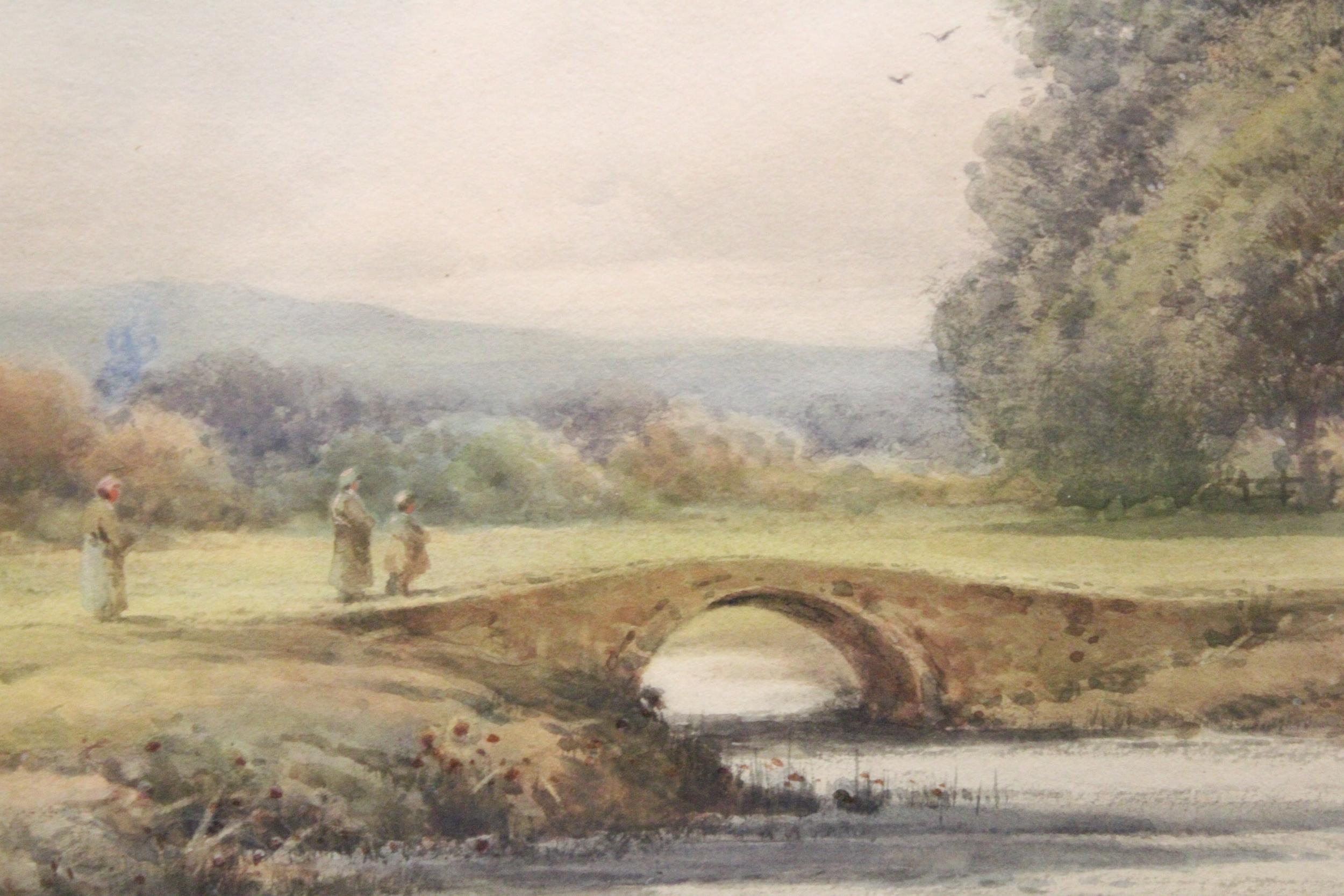 THREE FRAMED WATER COLOURS OF COUNTRY SCENES ONE SIGNED A.J.KEENE, TWO SIGNED CHESWICK BOYDELL - Image 6 of 6