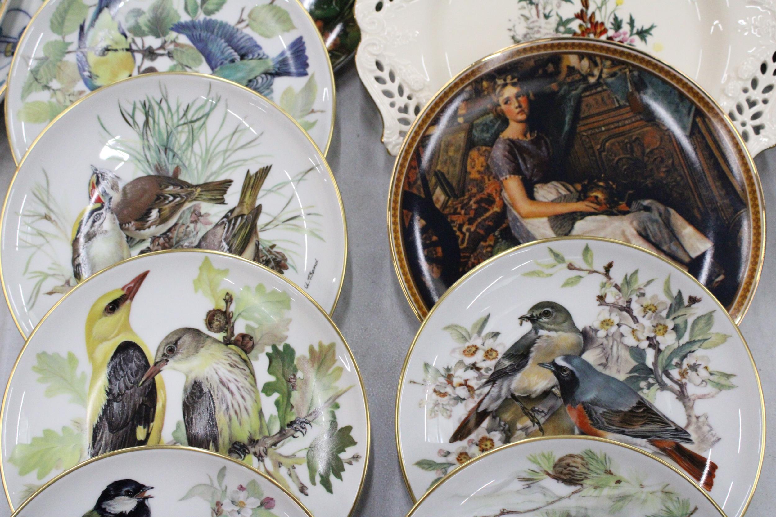 A COLLECTION OF ELEVEN CABINET PLATES - Image 3 of 6