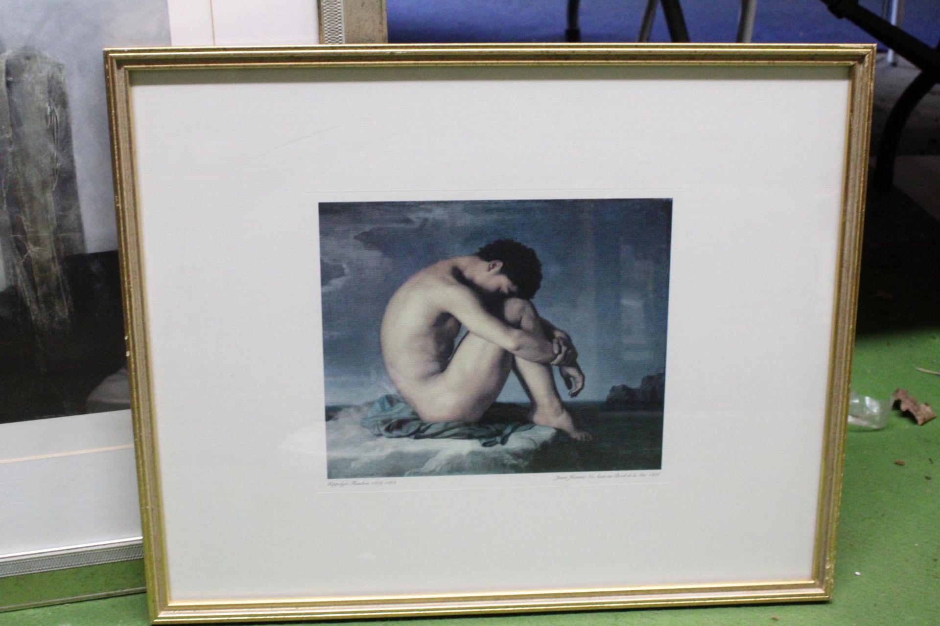 TWO FRAMED PRINTS OF NUDES - Image 2 of 5