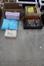 A LARGE ASSORTMENT OF VARIOUS BOOKS AND MATERIAL