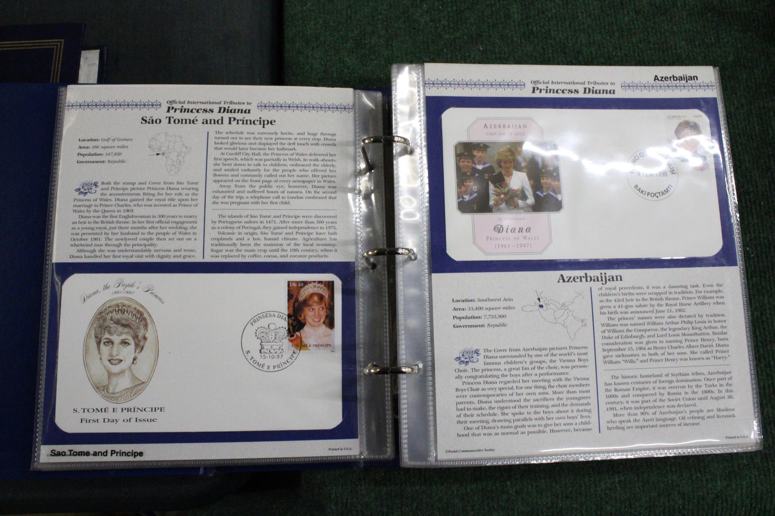 AN ALBUM CONTAINING A COLLECTION OF COMMEMORATIVE COVERS, FEATURING INTERNATIONAL STAMP TRIBUTES - Image 4 of 6