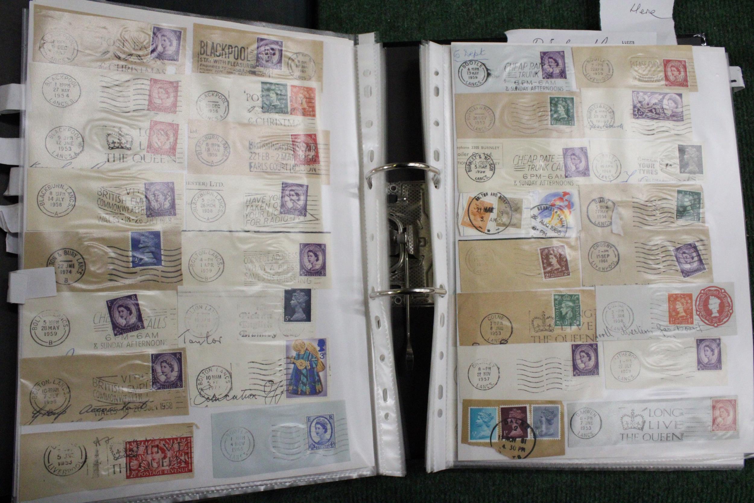 AN ALBUM CONTAINING A COLLECTION OF POSTAL HISTORY STAMPS - Image 3 of 5