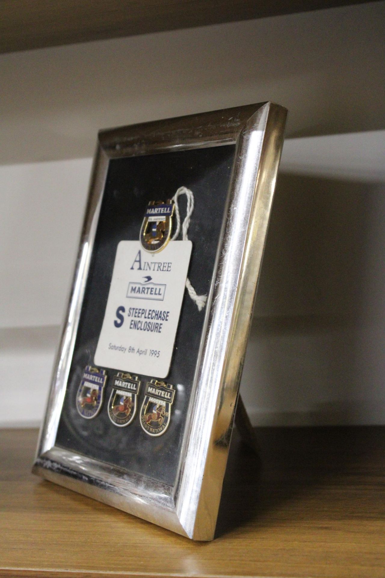A COLLECTION OF FRAMED, AINTREE RACECOURSE TICKETS - Image 3 of 4