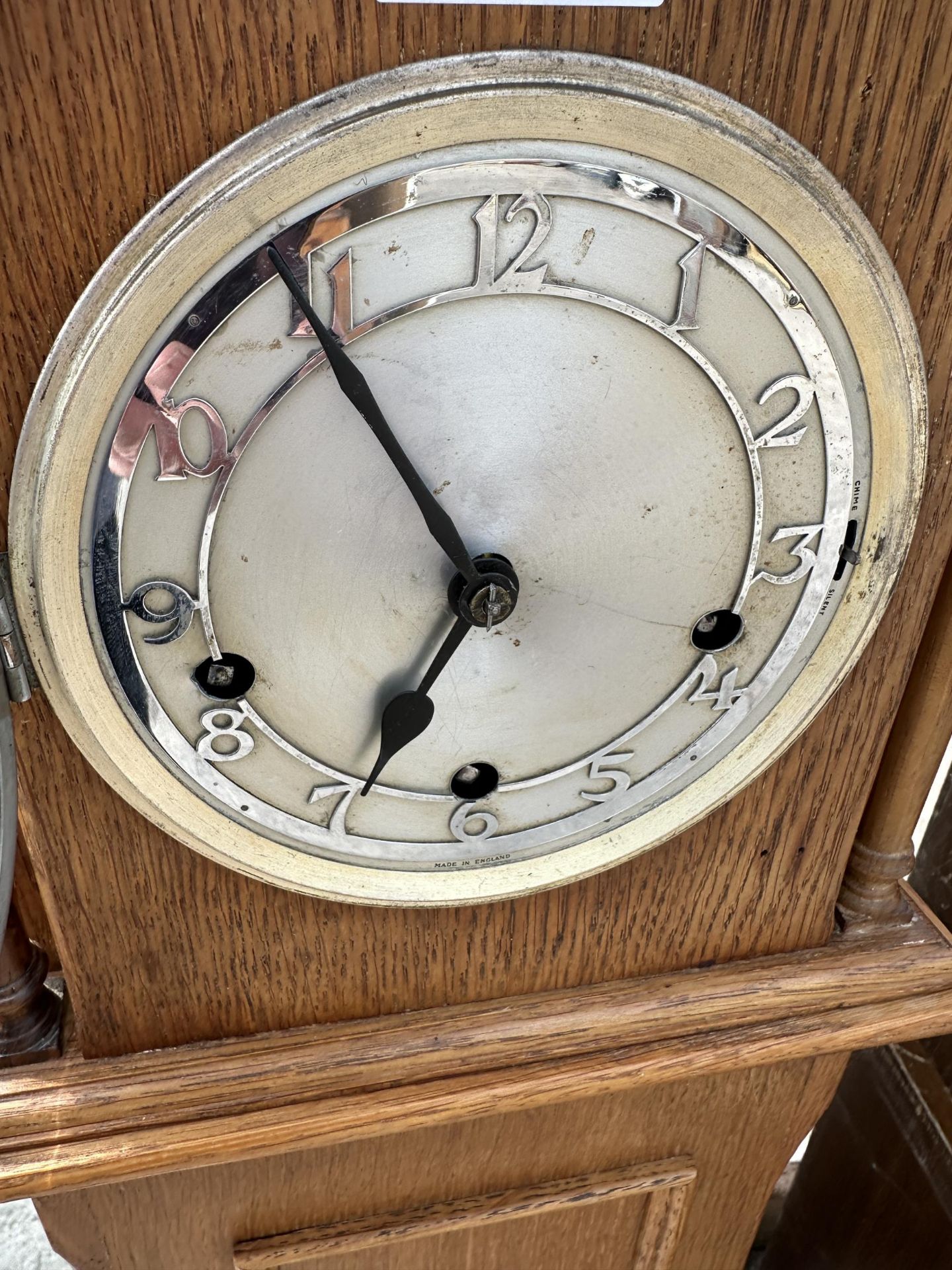 A WESTMINSTER CHIMING GRANDMOTHER CLOCK WITH ENGLISH MOVEMENT - Image 2 of 4