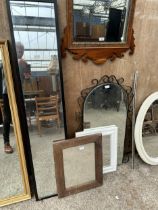 FOUR VARIOUS MIRRORS