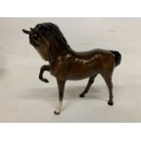 A BOXED ROYAL DOULTON FIGURE OF A PRANCING STALLION