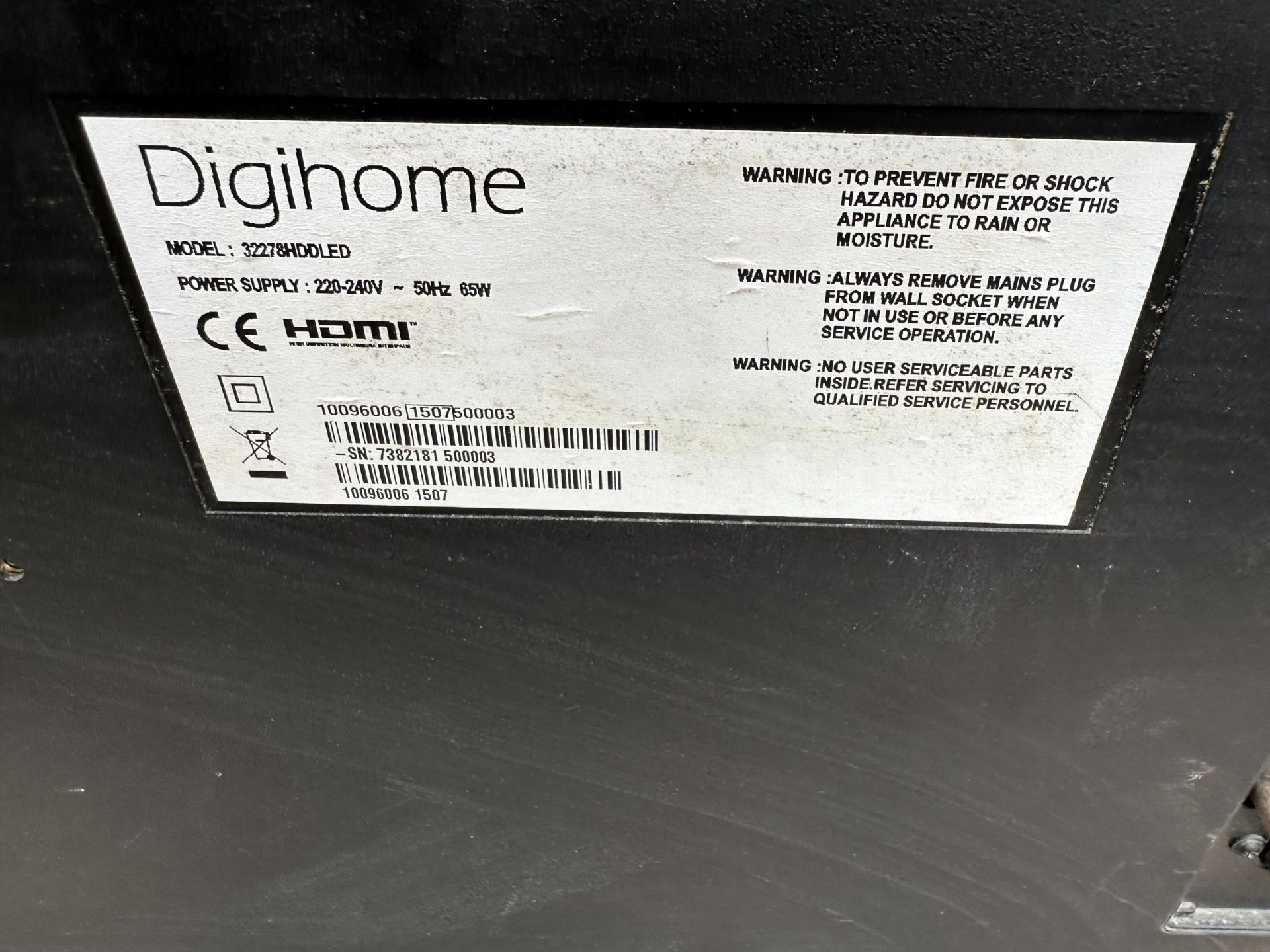 A DIGIHOME 32" TELEVISION - Image 2 of 2