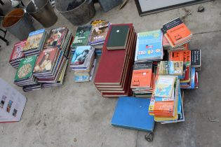 A LARGE ASSORTMENT OF VARIOUS BOOKS AND MAPS