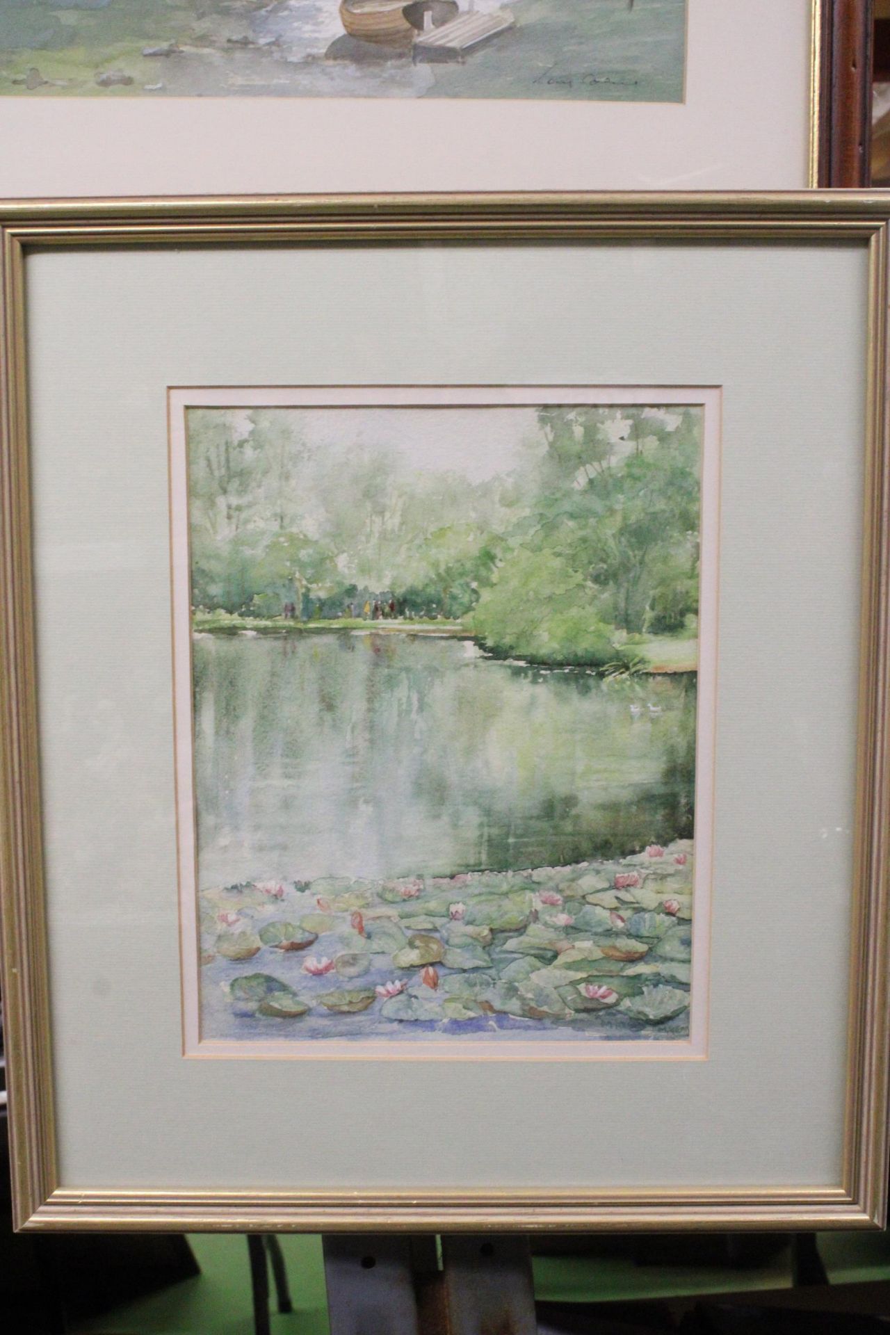 TWO FRAMED SCENIC WATERCOLOURS WITH ARTISTS SIGNATURES - Image 2 of 7