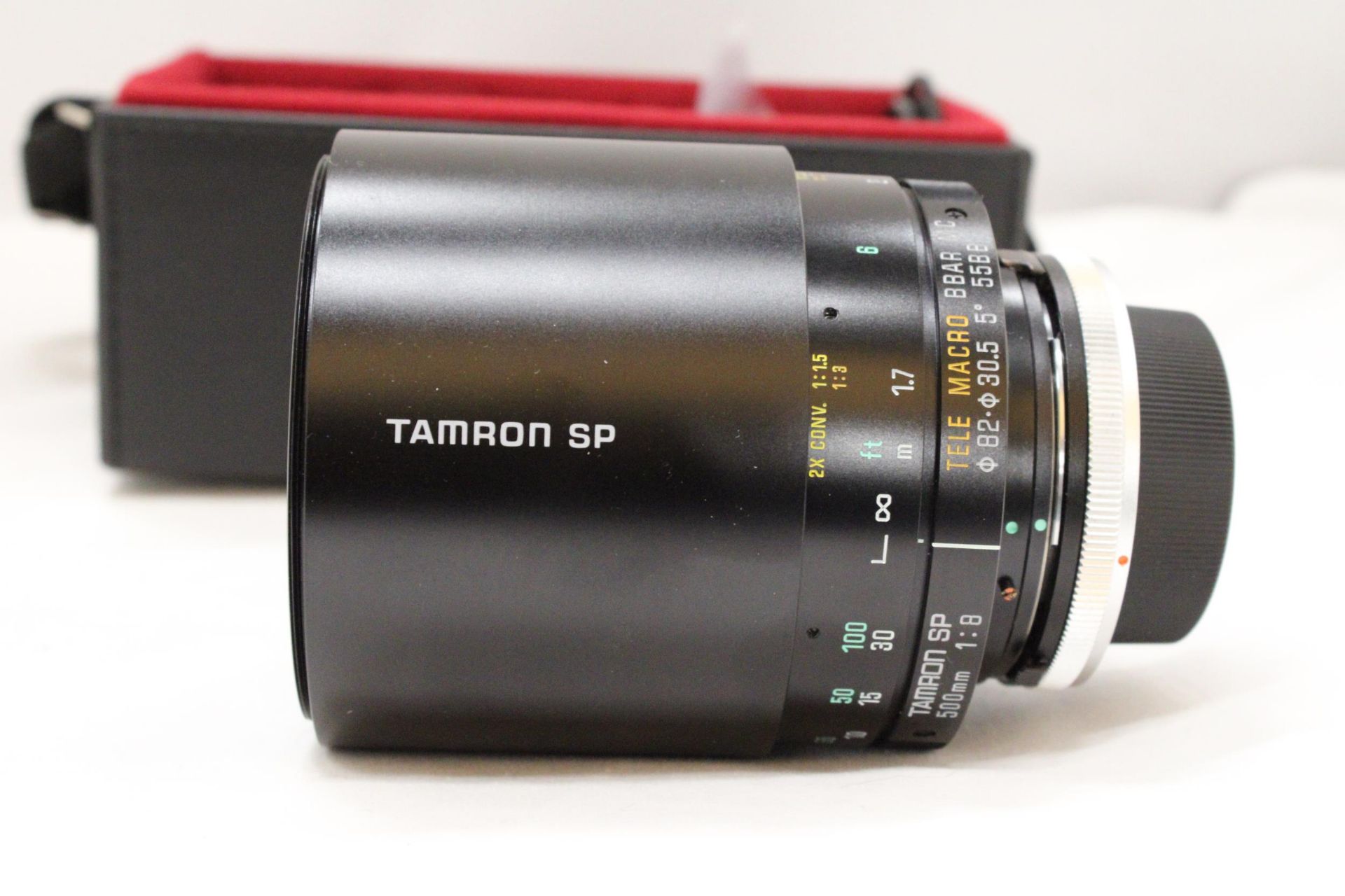 A TAMRON SP 500MM F/8 CAMERA LENS, IN CASE - Image 2 of 6