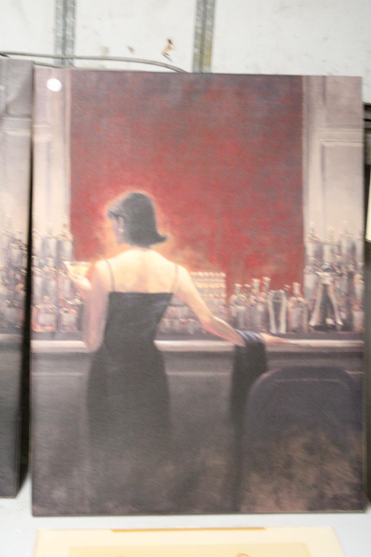 A PAIR OF CANVAS PRINTS - BRENT LYNCH CIGAR BAR AND EVENING LOUNGE - Image 2 of 6