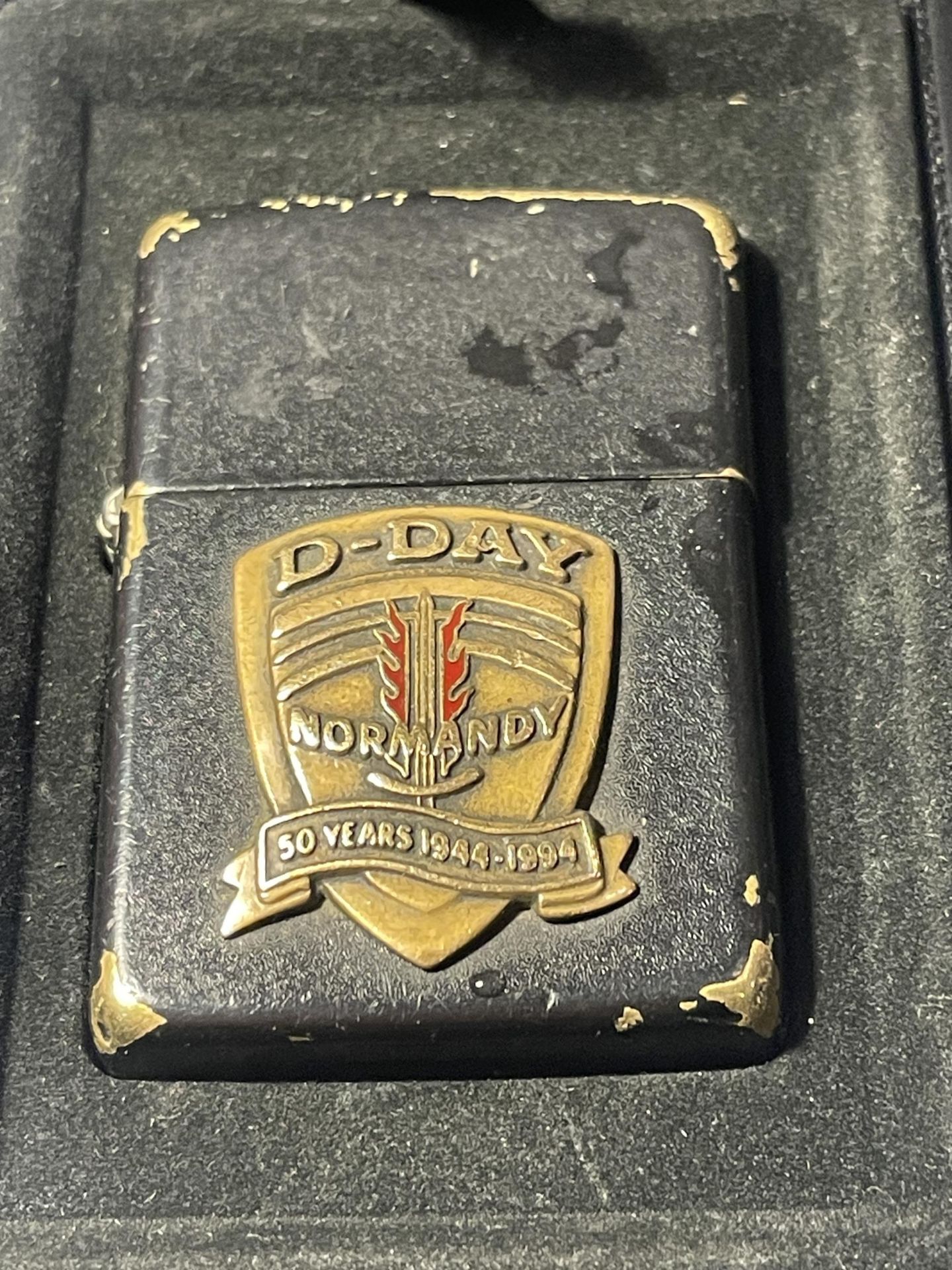 TWO ZIPPO LIGHTERS TO INCLUDE ONE BOXED D-DAY NORMANDY 50 YEARS 1944-1994 - Image 2 of 6