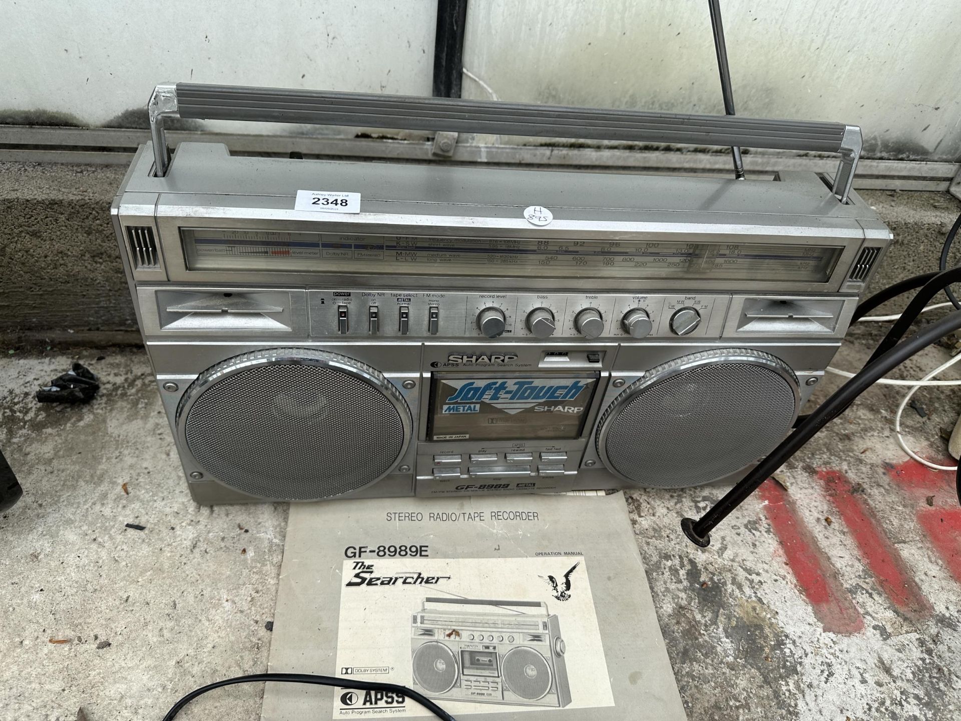 A RETRO SHARP RADIO/TAPE RECORDER AND A FURTHER DIGITECH RADIO - Image 3 of 3