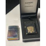 TWO ZIPPO LIGHTERS TO INCLUDE ONE BOXED D-DAY NORMANDY 50 YEARS 1944-1994