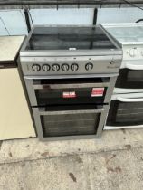 A GREY FLAVEL ELCTRIC OVEN AND HOB