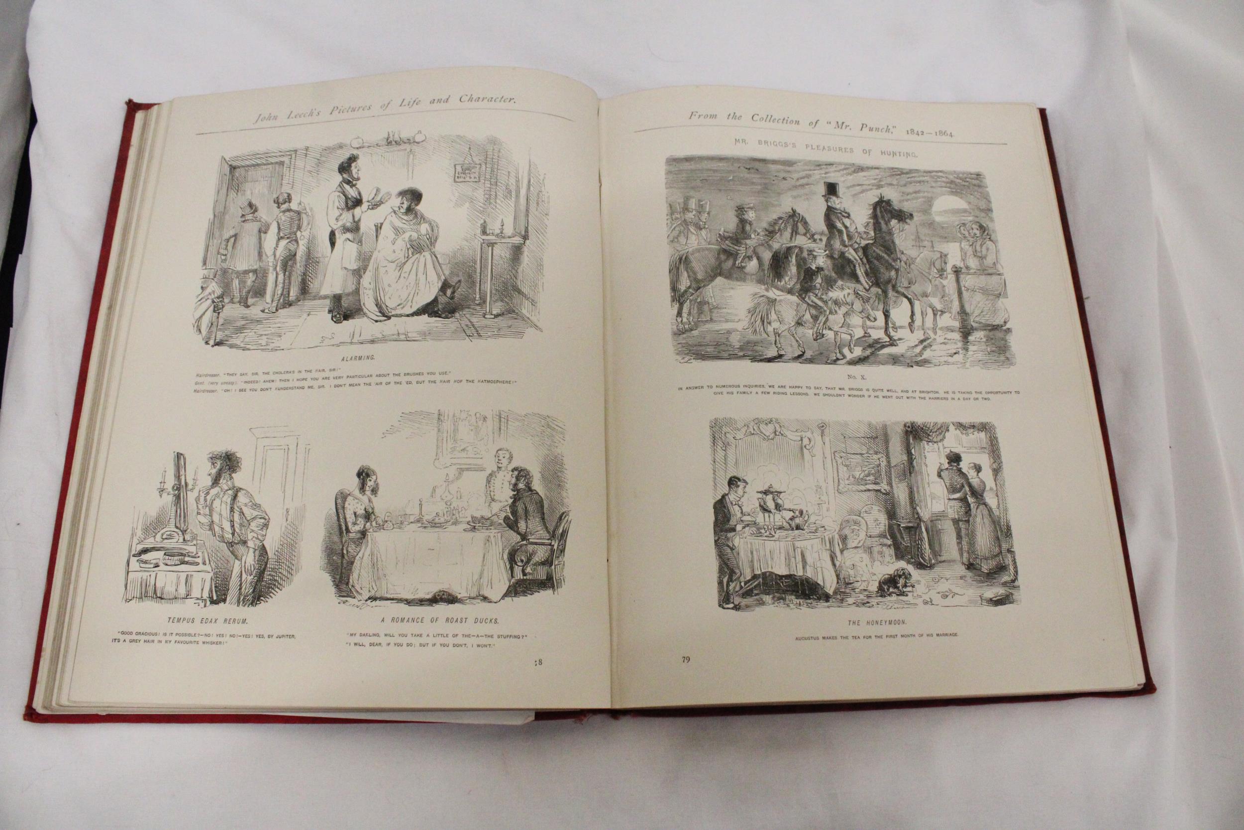 AN ANTIQUARIAN, 1886, COPY OF, JOHN LEECH'S PICTURES OF LIFE AND CHARACTER, FROM THE COLLECTION - Image 6 of 6