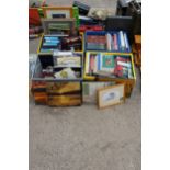 A LARGE ASSORTMENT OF VARIOUS BOOKS