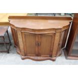 A VICTORIAN MAHOGANY FOUR DOOR CREDENZA 59" WIDE