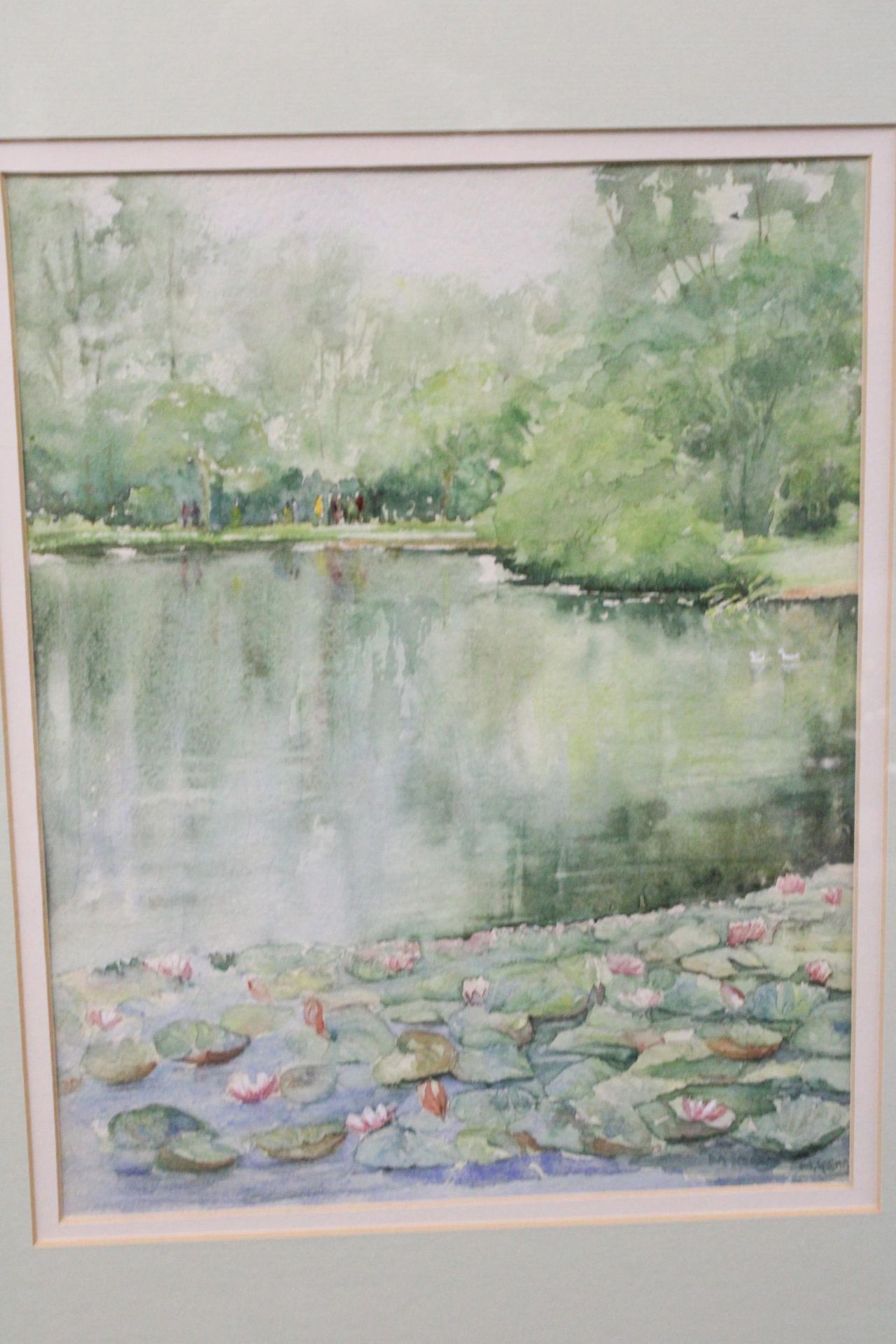 TWO FRAMED SCENIC WATERCOLOURS WITH ARTISTS SIGNATURES - Image 6 of 7