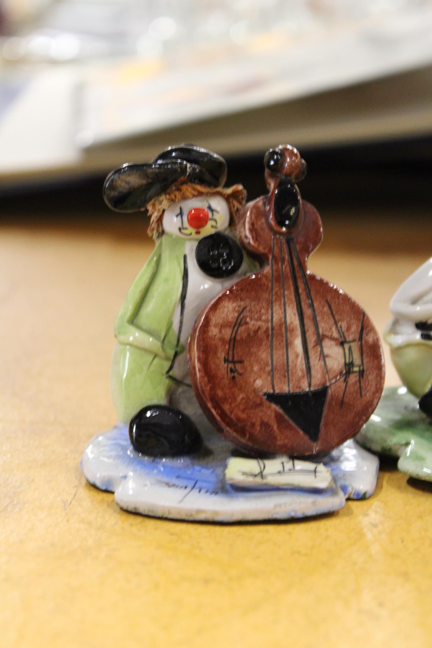 FOUR ZAMPIVA, ITALIAN ART FIGURE MUSICIANS - Image 5 of 6