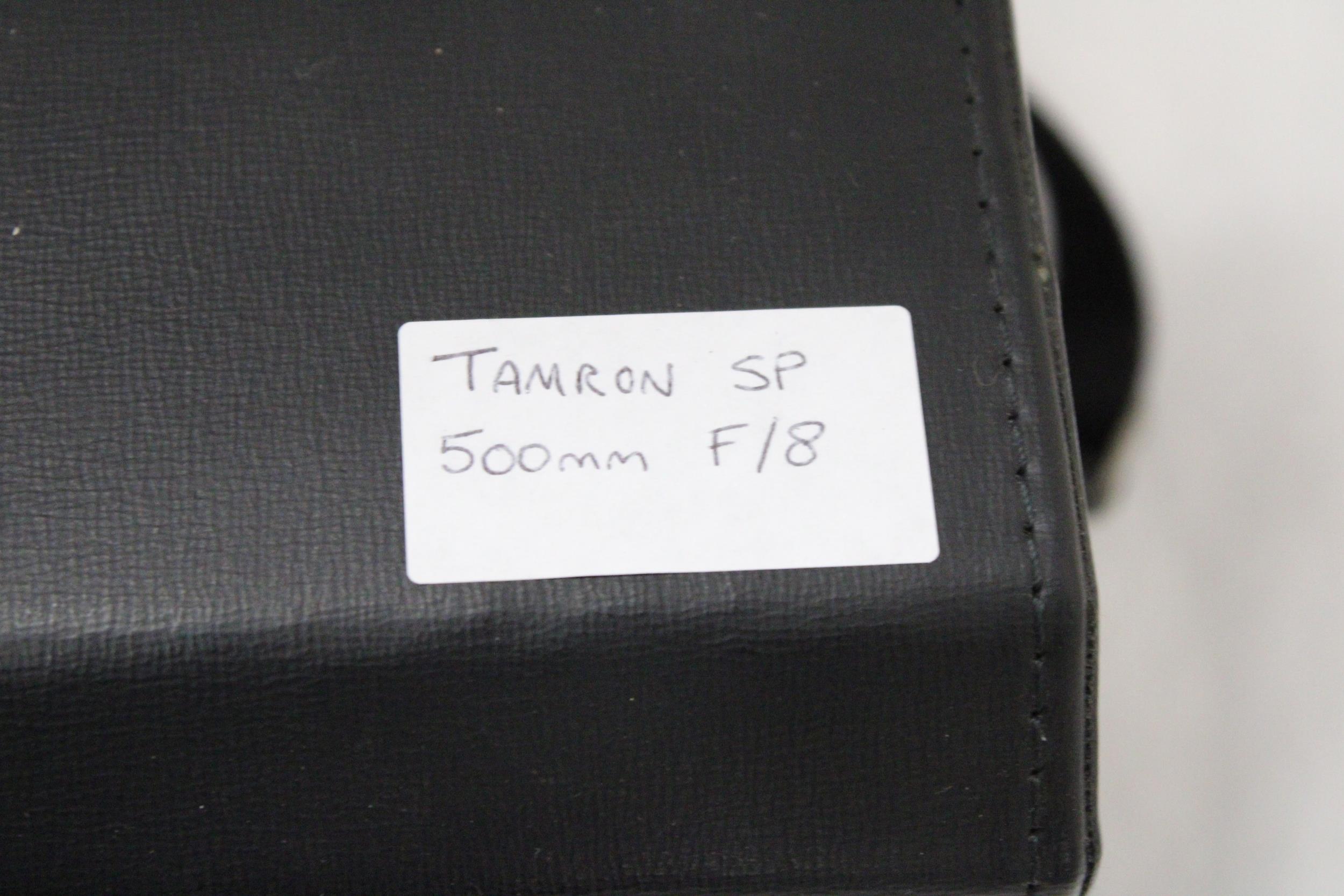 A TAMRON SP 500MM F/8 CAMERA LENS, IN CASE - Image 6 of 6