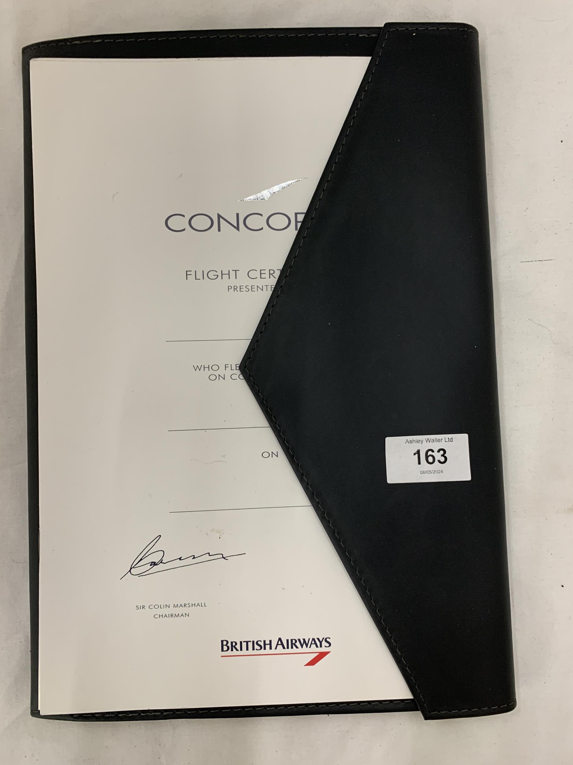 A FOLDER CONTAINING CONCORDE ITEMS - Image 4 of 4