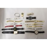 A MIXED LOT OF VINTAGE MECHANICAL AND QUARTZ WATCHES