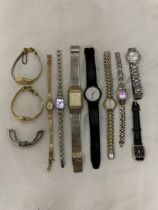 A COLLECTION OF ELEVEN ACCURIST WRISTWATCHES