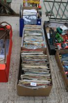 A LARGE ASSORTMENT OF 7" SINGLES