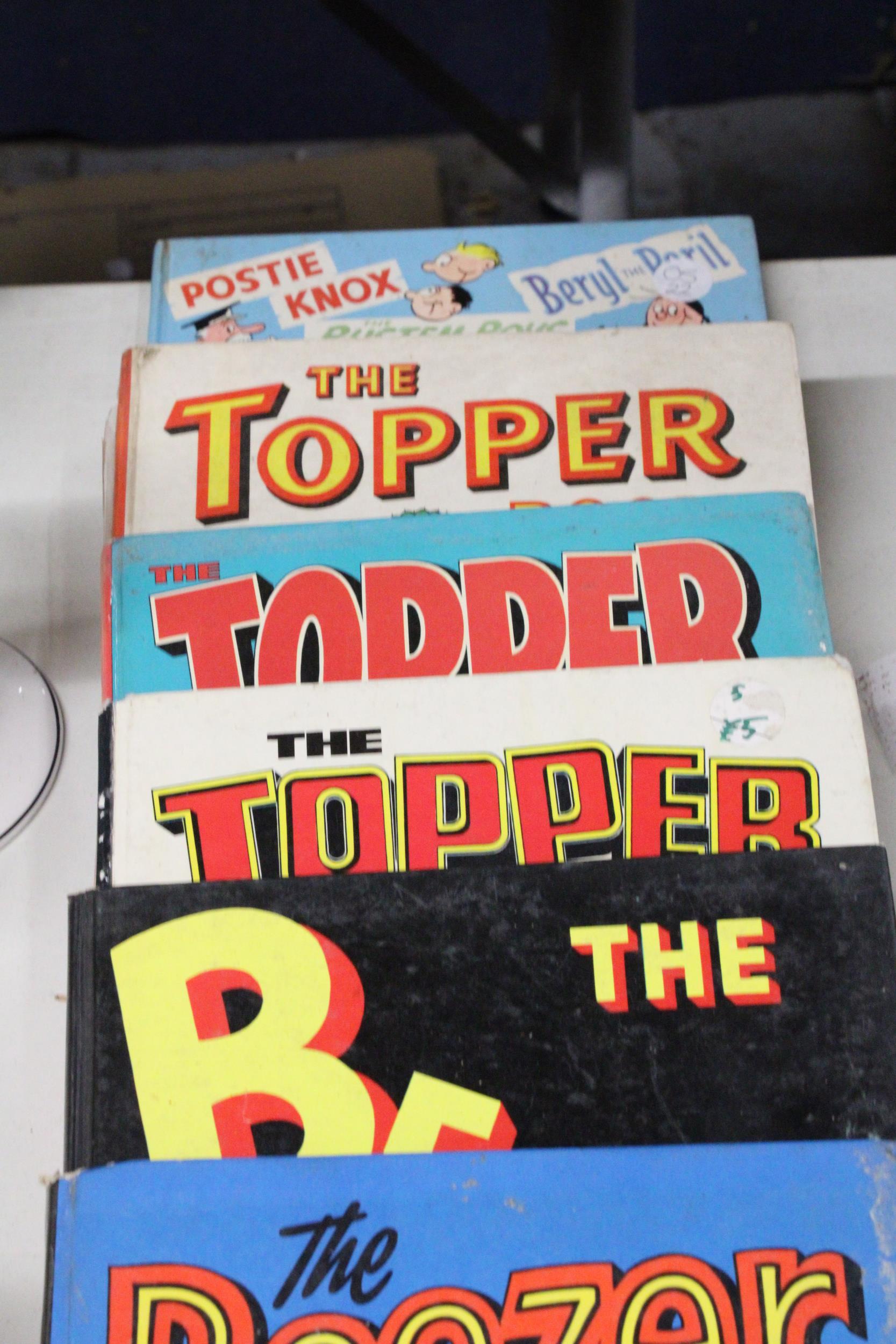FIVE TOPPER ANNUALS - FOUR FROM THE 1950'S - AND FOUR BEEZER ANNUALS 1957-1985 - Image 4 of 4