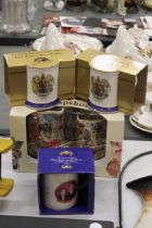 A PAIR OF RINGTONS, 'SNAPSHOTS', CERAMIC JUGS, TWO RINGTONS CHINA GOLDEN JUBILEE MUGS, PLUS A MUG