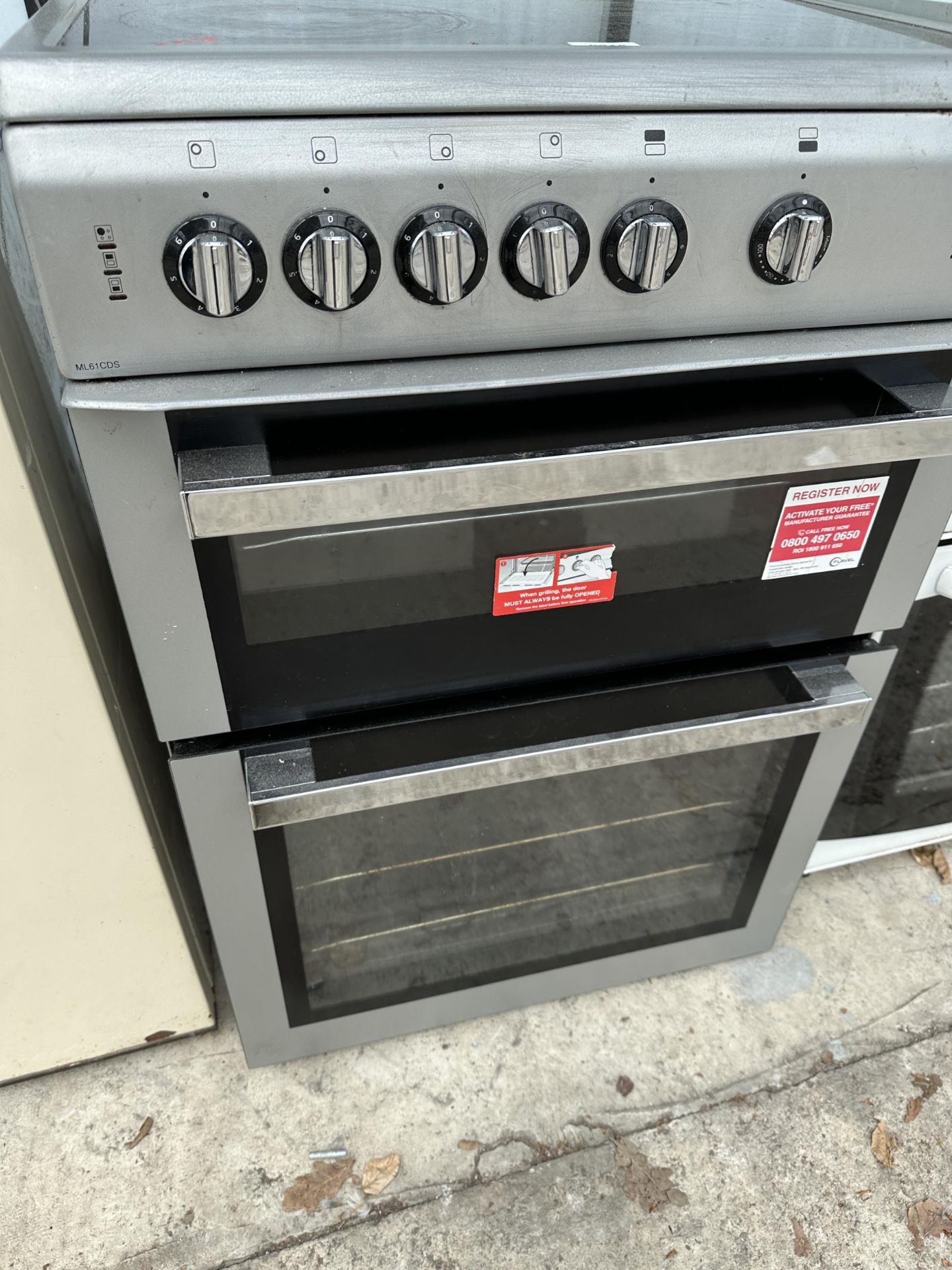 A GREY FLAVEL ELCTRIC OVEN AND HOB - Image 3 of 5