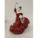 A COALPORT FIGURINE "FLAMENCO" FROM THE COLLECTION A PASSION FOR DANCE ISSUED IN A LIMITED EDITION