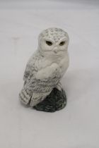 A ROYAL DOULTON, 1984, SNOWY OWL, WHYTE AND MACKAY DECANTER